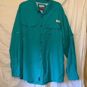 Magellan Outdoors 3XL Men's Aqua Fishing long sleeve shirt